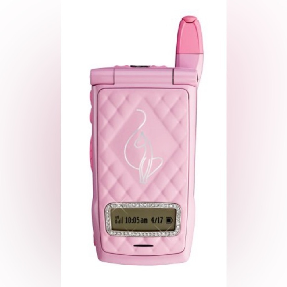 baby phat phone in the box with all the rhinestone diamonds $1200 pristine